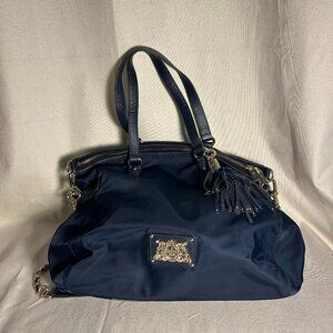 💙 JUICY COUTURE Navy Large Tote / Chain Crossbody Bag 💙